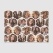 7 Foto Collage - Funkes Hexagon Muster Wrapping P Seidenpapier (Vorderseite)