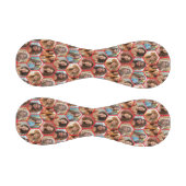 7 Foto Collage - Funkes Wabenmuster - rot Baseball (Paneele)