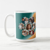7 Foto Collage funkionierte Hexagon Muster Sonnenu Kaffeetasse (Links)