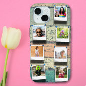 7-Foto-Collage iPhone 15 Personalisierte Robust Hülle
