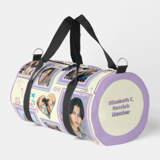 7 Foto-Collage süße Kawaii koreanische k-pop Hally Duffle Bag