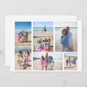 7-Foto-Collage-Vorlage personalisiert (Vorne/Hinten)