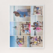 7-Foto-Collage-Vorlage personalisiert Puzzle (Vertikal)