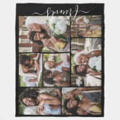 7 Foto Collective Friends Template personalisiert Fleecedecke (Vorderseite)