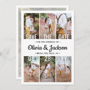 7 Foto Einfache moderne Hochzeitseröffnungsänderun Save The Date