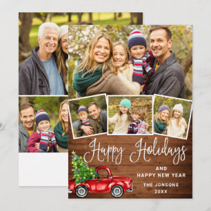 7 Foto Frohe Weihnachten Rotes Farm Truck
