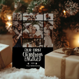 7 Foto Minimalistisches erstes Weihnachten Verlobt