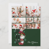 7 Foto Retro Santa & Friends Weihnachten (Vorderseite)