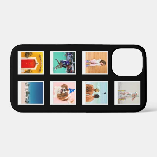 7 Foto Template Black iPhone 12 Mini Case-Mate iPhone Hülle (Rückseite (Horizontal))