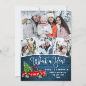 7 Foto Was für ein Jahr Weihnachten Red Farm Truck (Vorderseite)