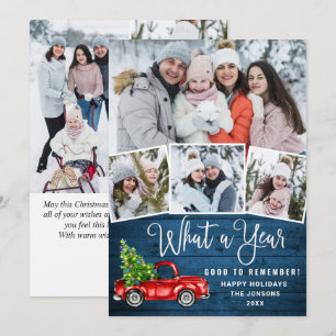 7 Foto Was für ein Jahr Weihnachten Red Farm Truck