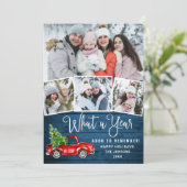 7 Foto Was für ein Jahr Weihnachten Red Farm Truck (Stehend Vorderseite)