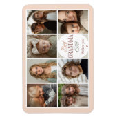 7 FotoCollage Beste Oma je Magnet (Vertikal)