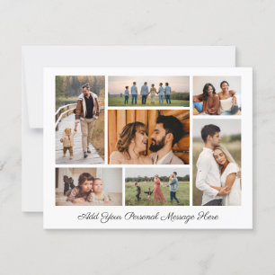 7 FotoCollage Ihre eigene Grußkarte hinzufügen Karte