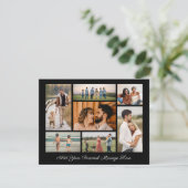 7 FotoCollage Ihre eigene Grußkarte hinzufügen Karte (Stehend Vorderseite)