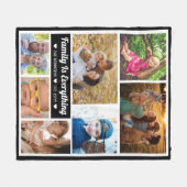 7 Fotokollektion Familie ist alles Angebot Fleecedecke (Vorderseite (Horizontal))