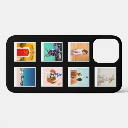 7 Fotovorlage Schwarz Case-Mate iPhone Hülle (Rückseite (Horizontal))