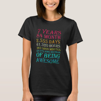 7. Geburtstag 7. Geburtstag Quotes 7. Geburtstag T-Shirt