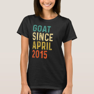 7. Geburtstag 7 Jahre alte Ziege seit April 2015 T-Shirt