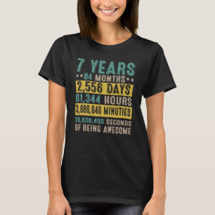7. Geburtstag 7 Jahre Phantastischer Countdown T-Shirt