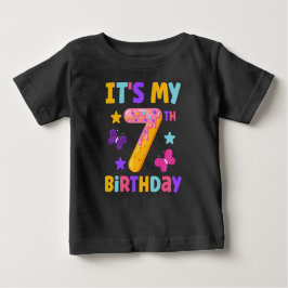 7. Geburtstag Baby T-shirt
