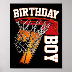 7. Geburtstag Basketball Basketball 7 Jahr Alter T Poster