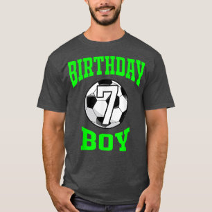7. Geburtstag Boy Soccer 7 Jahre altes Kind T-Shirt