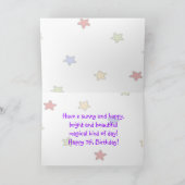 7. Geburtstag Clowns Balloons Karte (Innenseite)