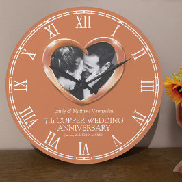 7. Geburtstag der Kupferhochzeit - Foto Große Wanduhr