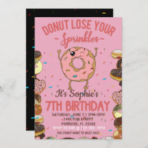 7. Geburtstag Donut Verlieren Sie Ihre Sprinklen G