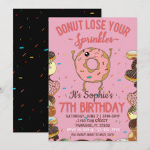 7. Geburtstag Donut Verlieren Sie nicht Ihre Streu