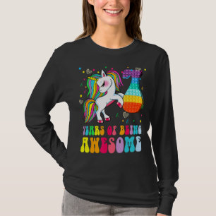 7. Geburtstag Einhorn Fidget Pop It Birthday Girl T-Shirt
