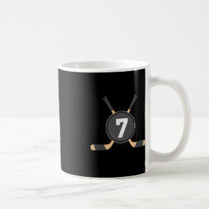 7. Geburtstag Eishockey 7 Jahre alt Thema Birthda Kaffeetasse
