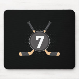 7. Geburtstag Eishockey 7 Jahre alt Thema Birthda Mousepad