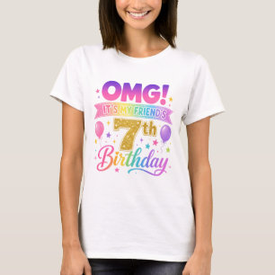7. Geburtstag Freund OMG Es ist der 7. Geburtstag T-Shirt