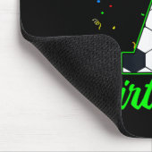 7. Geburtstag Fußball Junge Mädchen Kinder Fußball Mousepad (Ecke)