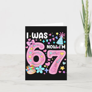 7. Geburtstag Ich war 6, jetzt bin ich 7 67 Meme L Karte