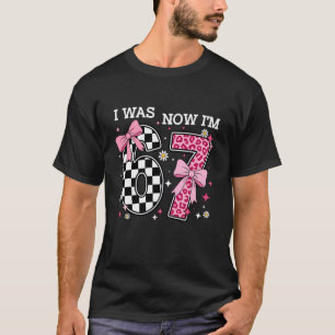 7. Geburtstag Ich war 6 Jetzt bin ich 7 6 7 Coquet T-Shirt