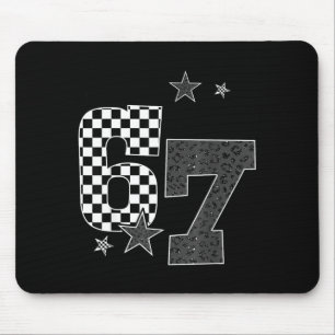 7. Geburtstag Ich war 6 jetzt bin ich 7 Lustig 67 Mousepad