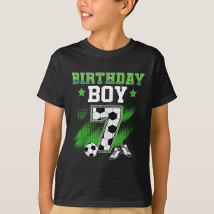 7. Geburtstag Junge Fußball 7 Jahre alt Sport 7 Ja T-Shirt