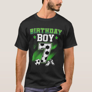 7. Geburtstag Junge Fußball 7 Jahre Sport 7 Jahre  T-Shirt