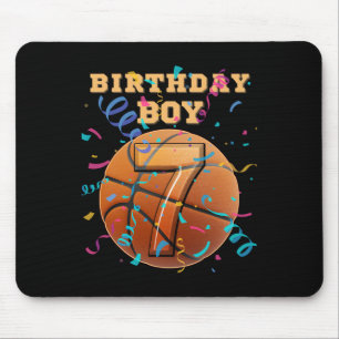 7. Geburtstag Junge Sieben 7 Jahre alte Sketll-Spi Mousepad