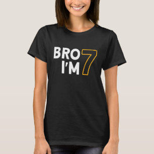 7. Geburtstag, Jungen 7. Geburtstag 7 Jahre alt, B T-Shirt