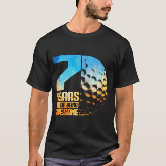 7. Geburtstag Jungen Golfspieler Golf 7 Jahre alt T-Shirt