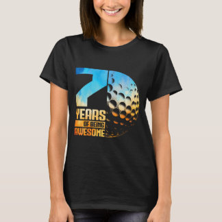7. Geburtstag Jungen Golfspieler Golf 7 Jahre alt T-Shirt