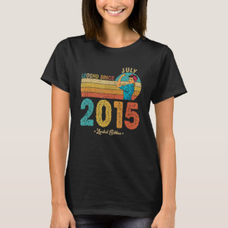 7. Geburtstag Juni 2015 Legend Seit 2015 7 Jahre T-Shirt