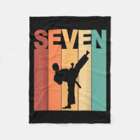 7. Geburtstag Karate Taekwondo Thema 7 Jahre alt