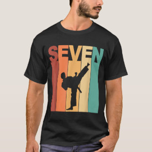 7. Geburtstag Karate Taekwondo Thema 7 Jahre alt T-Shirt