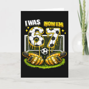 7. Geburtstag Mädchen Junge Ich war 6 jetzt bin ic Karte