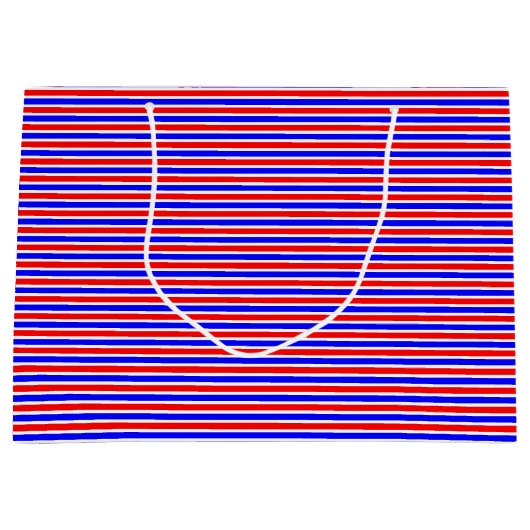 7. Geburtstag personalisiert Große Geschenktüte (Vorderseite)